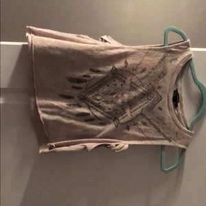 Small open side tank top